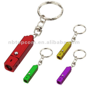 Aluminum key chain flashlight torch